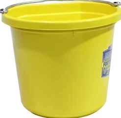 BRADLEY CALDWELL Buy More Save More!|Feed & Water Buckets|Fortiflex® 20-Quart FlatBack Bucket - Colors