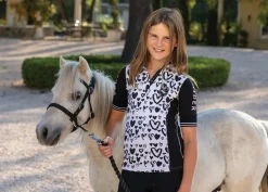 Kids GOODE RIDER Kids' Casual Riding Clothes|™ Girls’ Elite Polo Shirt