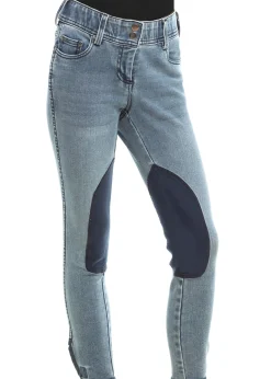 Kids GOODE RIDER Kids' Breeches & Jods|™ Girls’ Knee-Patch Equestrian Jean