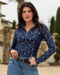 GOODE RIDER Long Sleeve Tops|™ Ideal Long-Sleeve Show Shirt