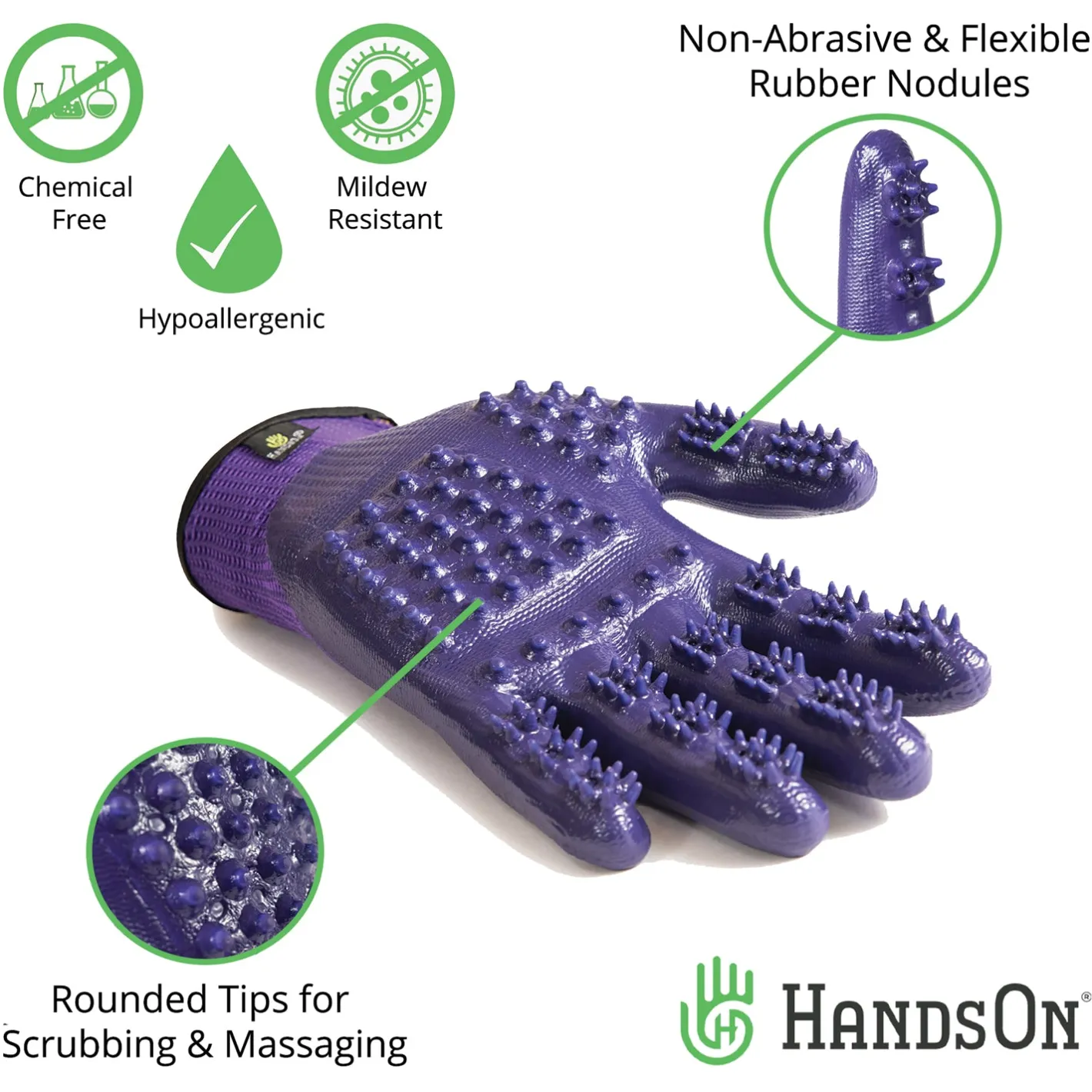 HANDSON EQUINE Bathing Tools|Brushes & Hoof Picks|HandsOn™ Gloves in Colors