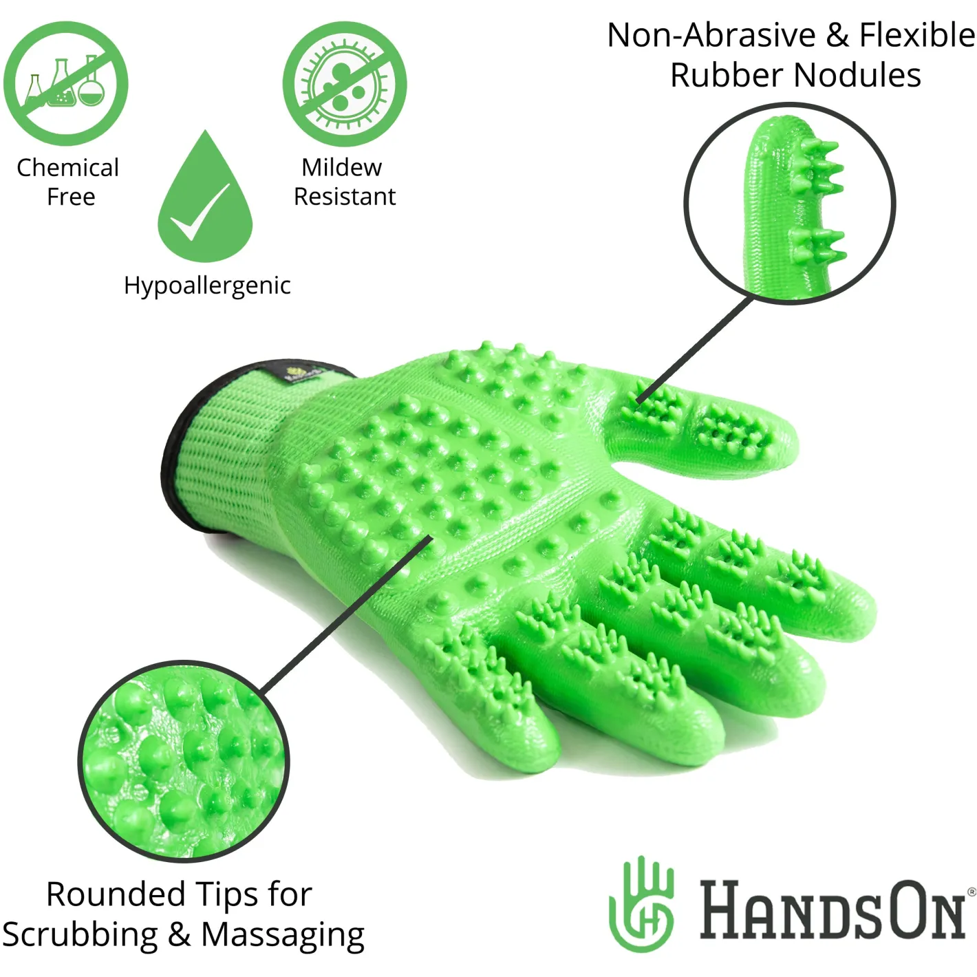 HANDSON EQUINE Bathing Tools|Brushes & Hoof Picks|HandsOn™ Gloves in Colors