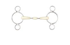 ERS English Horse Bits|Happy Mouth Bits® Double-Jointed 2-Ring Elevator Bit