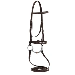 JPC EQUESTRIAN English Bridles|HDR Advantage Fancy Raised Snaffle Bridle with Laced Reins
