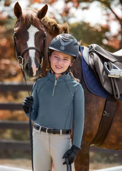 Kids KIRSCH Kids' Casual Riding Clothes|HeatBlast™ Kids’ Sidney Long Sleeve Shirt