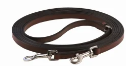 JPC EQUESTRIAN Reins|Henri de Rivel Breastplate Draw Reins - Full Leather with Breastplate Snap