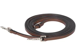 JPC EQUESTRIAN Reins|Henri de Rivel Breastplate Draw Reins - Full Leather with Breastplate Snap