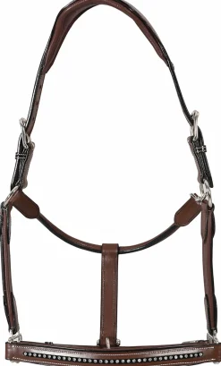 JPC EQUESTRIAN Halters|Henri de Rivel Padded Leather Crystal Halter