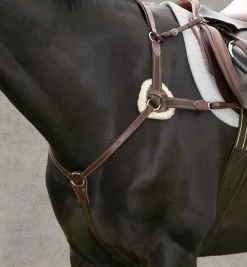 JPC EQUESTRIAN Martingales & Breastplates|Henri de Rivel Pro 5-Point Elastic Breastplate Martingale with Running Attachment