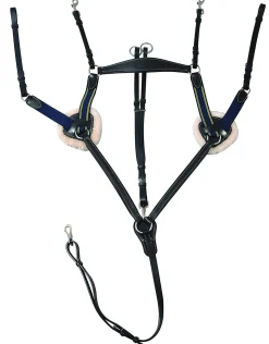 JPC EQUESTRIAN Martingales & Breastplates|Henri de Rivel Pro 5-Point Elastic Breastplate Martingale with Running Attachment