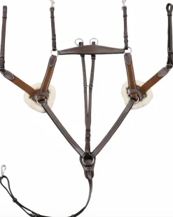 JPC EQUESTRIAN Martingales & Breastplates|Henri de Rivel Pro 5-Point Elastic Breastplate Martingale with Running Attachment