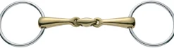 GEM-HERM SPRENGER English Horse Bits|Herm Sprenger® Copper Plus Double-Jointed Loose Ring Snaffle Bit (18mm)