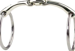 GEM-HERM SPRENGER English Horse Bits|Herm Sprenger® Dynamic RS Sensogan® Bradoon - 14mm mouth; 55mm rings
