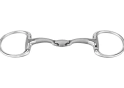 GEM-HERM SPRENGER English Horse Bits|Herm Sprenger® Satinox Double-Jointed Eggbutt Snaffle Bit with 14mm Mouth