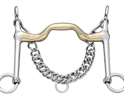 GEM-HERM SPRENGER English Horse Bits|Herm Sprenger® Sensogan® KK Dressage Bit - 18 mm mouth; 13 cm shanks
