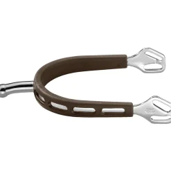 GEM-HERM SPRENGER Spurs & Spur Straps|Spurs & Spur Straps|Herm Sprenger® Ultra Fit Brown Grip Small Round Rowel Spurs