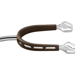 GEM-HERM SPRENGER Spurs & Spur Straps|Spurs & Spur Straps|Herm Sprenger® Ultra Fit Brown Grip Small Round Rowel Spurs