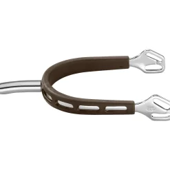 GEM-HERM SPRENGER Spurs & Spur Straps|Spurs & Spur Straps|Herm Sprenger® Ultra Fit Brown Grip Small Round Rowel Spurs