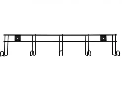 SHILOH STABLES TACK Stable Hardware|5-Hook Wall-Mount Tack Bar