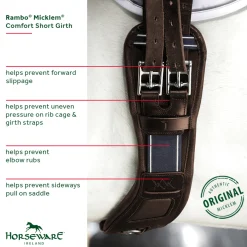 HORSEWARE Girths & Accessories|® Ireland Rambo® Micklem® Short Comfort Girth