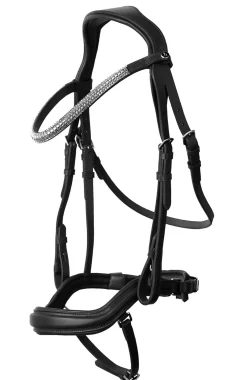 EQUINAVIA English Bridles|Horze Highbury Anatomical Crystal Dressage Bridle
