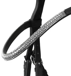 EQUINAVIA English Bridles|Horze Highbury Anatomical Crystal Dressage Bridle