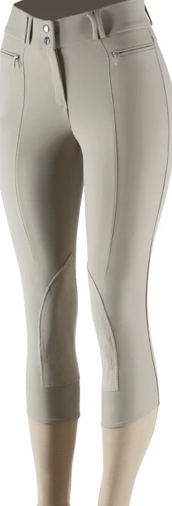 EQUINAVIA Full Seat Breeches|Horze Ladies’ Angelina Synthetic Leather Knee-Patch Breech