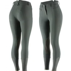 EQUINAVIA Full Seat Breeches|Horze Ladies’ Angelina Synthetic Leather Knee-Patch Breech