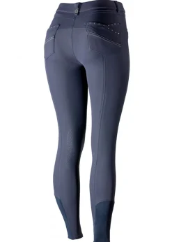 EQUINAVIA Knee Patch Breeches|Horze Ladies’ Olivia Knee-Patch Breech with Silicone Grip