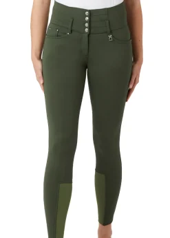 EQUINAVIA Full Seat Breeches|Horze Ladies' Tara High-Waist Full-Seat Breech
