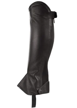EQUINAVIA Half Chaps|Horze Leather Half Chaps with Elastic