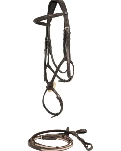 EQUINAVIA English Bridles|Horze Prescott Figure-8 Bridle