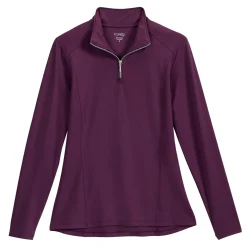 KIRSCH Long Sleeve Tops|IconEQ™ Lux Quarter-Zip Long-Sleeve Shirt