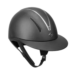 INT RIDING HELMET Riding Helmets|Riding Helmets|IRH® F1 Wide Brim Helmet with Leather Finish