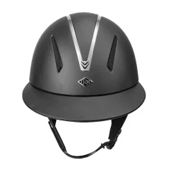 INT RIDING HELMET Riding Helmets|Riding Helmets|IRH® F1 Wide Brim Helmet with Leather Finish