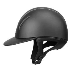 INT RIDING HELMET Riding Helmets|Riding Helmets|IRH® F1 Wide Brim Helmet with Leather Finish