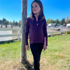 Kids TOKLAT ORIGINALS Kids' Casual Riding Clothes|Irideon® Kids’ Radiant Half-Zip Pullover