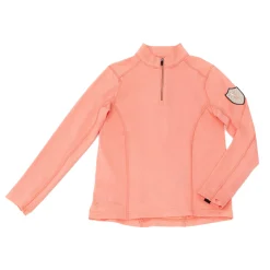 Kids TOKLAT ORIGINALS Kids' Casual Riding Clothes|Irideon® Kids’ Thermaluxe Quarter-Zip Top