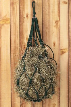 JACKS MFG Hay Bags, Nets & Racks|Stable Hardware|Jack’s Cotton Rope Hay Net