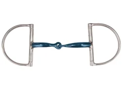 WEATHERBEETA English Horse Bits|JP by Korsteel® Blue Steel Single-Jointed D-Ring Bit