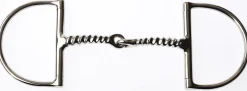WEATHERBEETA English Horse Bits|JP by Korsteel® Corkscrew Hunter D-Ring Bit