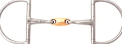 WEATHERBEETA English Horse Bits|JP by Korsteel® Hunter D-Ring with Copper Link Bit
