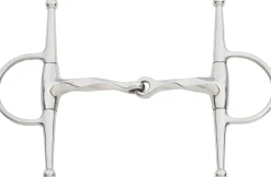 WEATHERBEETA English Horse Bits|JP by Korsteel® Slow Twist Full Cheek Snaffle Bit