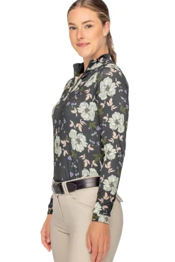 KASTEL DENMARK Long Sleeve Tops|Ladies’ Gigi Quarter-Zip Long-Sleeve Shirt