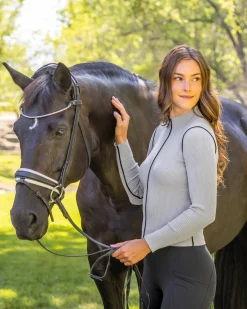 KASTEL DENMARK Sweaters & Winter Tops|Ladies’ Mock Neck Knit Sweater