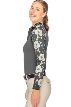 KASTEL DENMARK Long Sleeve Tops|Ladies’ Sondra Quarter-Zip Long-Sleeve Raglan Shirt