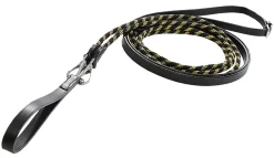 PEP-KAVALKADE Lunging & Training Equipment|Kavalkade Leather Draw Reins with Nylon Rope Front