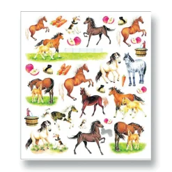 Kids KELLEY AND COMPANY Gifts|Home Décor|Colorful Horse Stickers