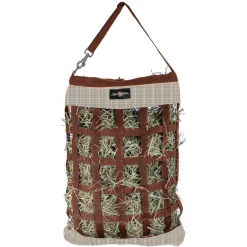 KENSINGTON Hay Bags, Nets & Racks|Stable Hardware|™ Hay Bag with Rim, Large Holes, 1 Flake Capacity