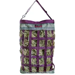 KENSINGTON Hay Bags, Nets & Racks|Stable Hardware|™ Hay Bag with Rim, Large Holes, 1 Flake Capacity